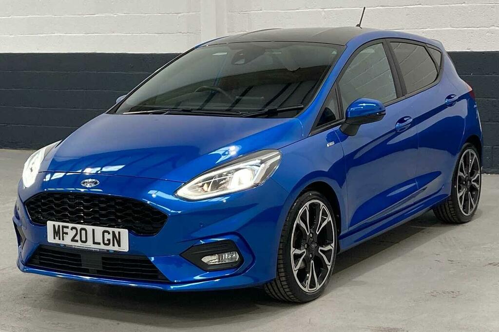 Ford Fiesta 1.0T Ecoboost St-line Euro 6 Ss MF20LGN Blue #3