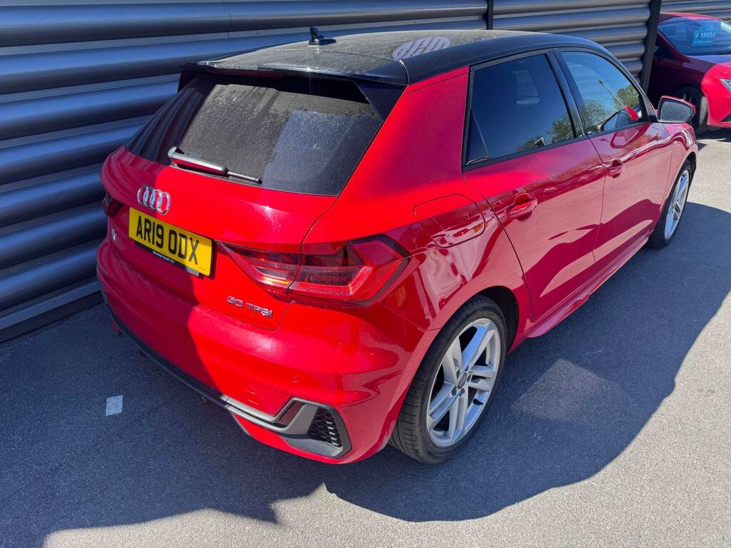 Audi A1 1.0 Tfsi 30 S Line Sportback Euro 6 Ss AR19ODX Red #6