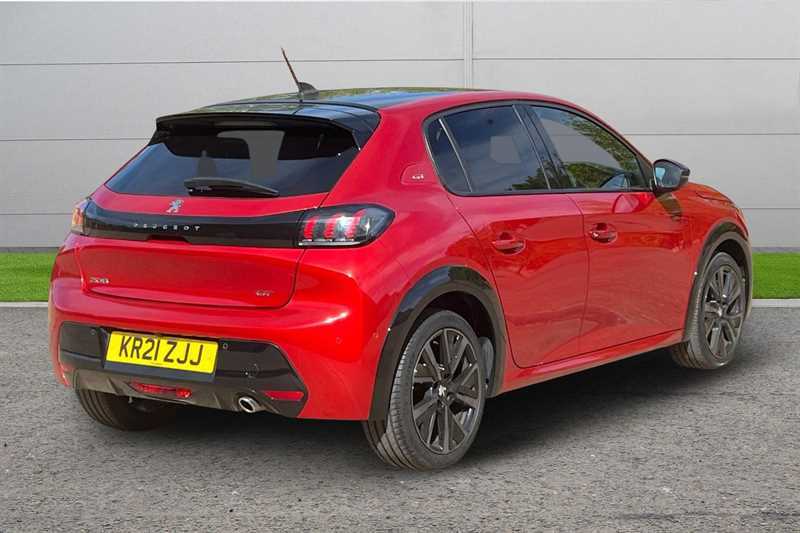 Peugeot 208 1.2 Puretech 100 Gt Premium KR21ZJJ Red #3