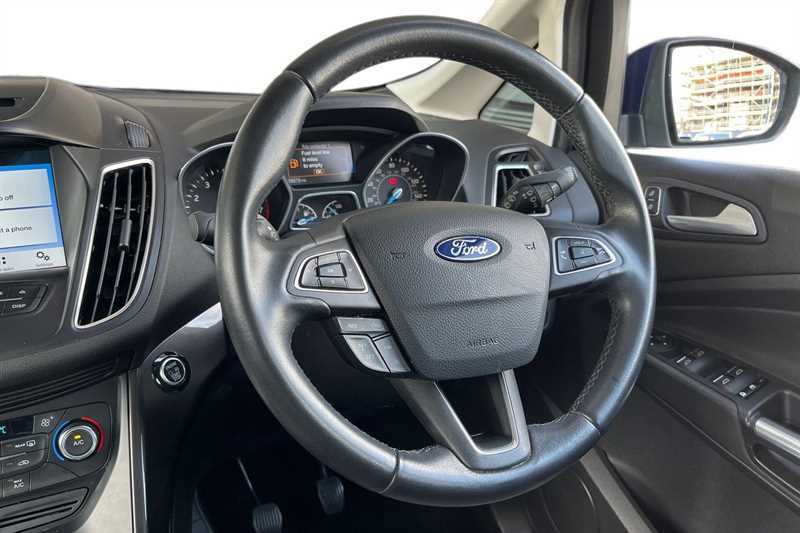 Ford C-Max 1.0 Ecoboost 125 Titanium CY18AVK Blue #4