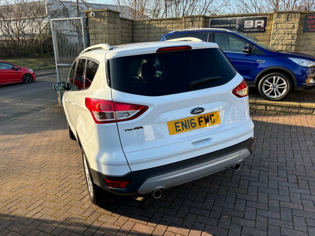 Ford Kuga 2.0 Tdci Titanium Powershift Awd Euro 6 Ss EN16FWG White #3