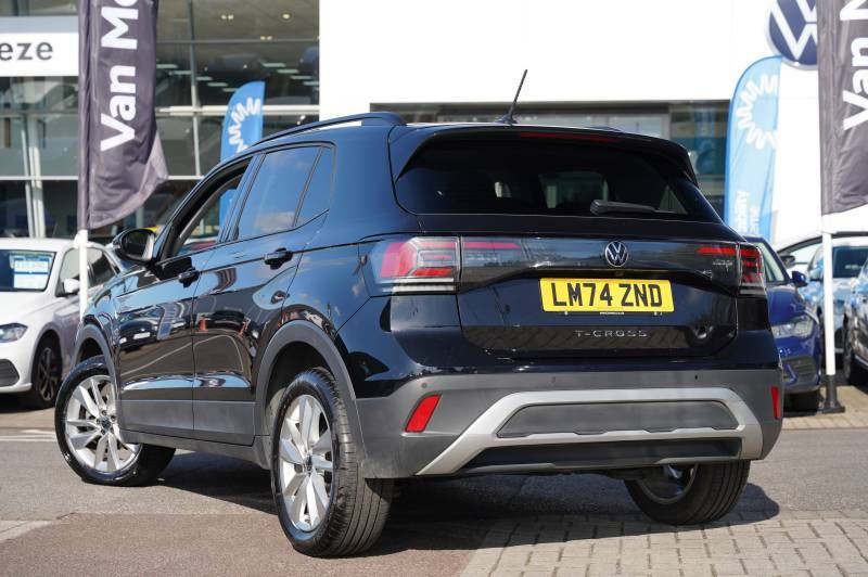 Volkswagen T-Cross Tsi 115 Dsg Match - 2025 74 LM74ZND Black #3