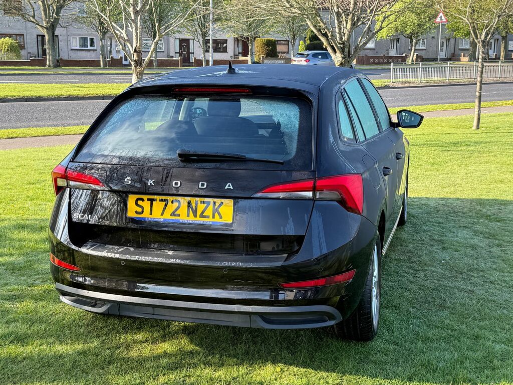 Skoda Scala 1.0 Tsi Se Hatchback Euro 6 Ss ST72NZK Black #6