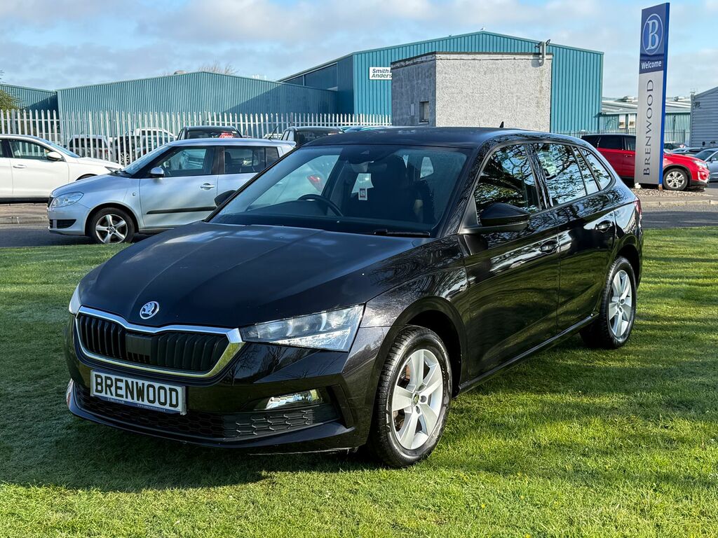 Skoda Scala 1.0 Tsi Se Hatchback Euro 6 Ss ST72NZK Black #3