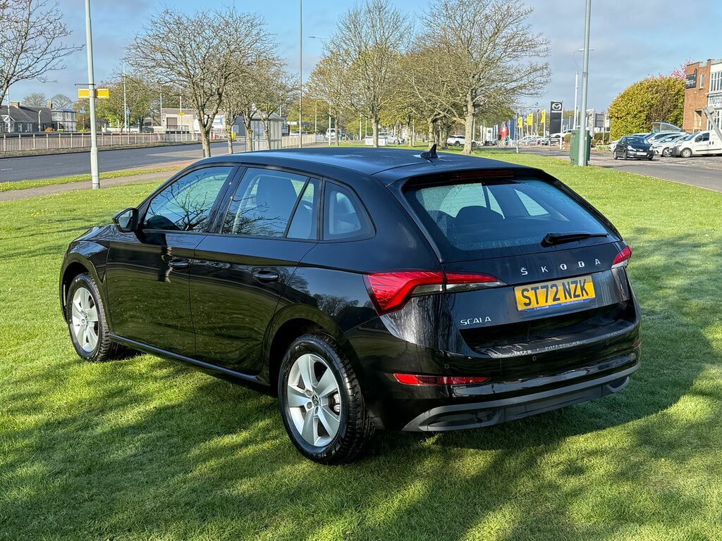 Skoda Scala 1.0 Tsi Se Hatchback Euro 6 Ss ST72NZK Black #5