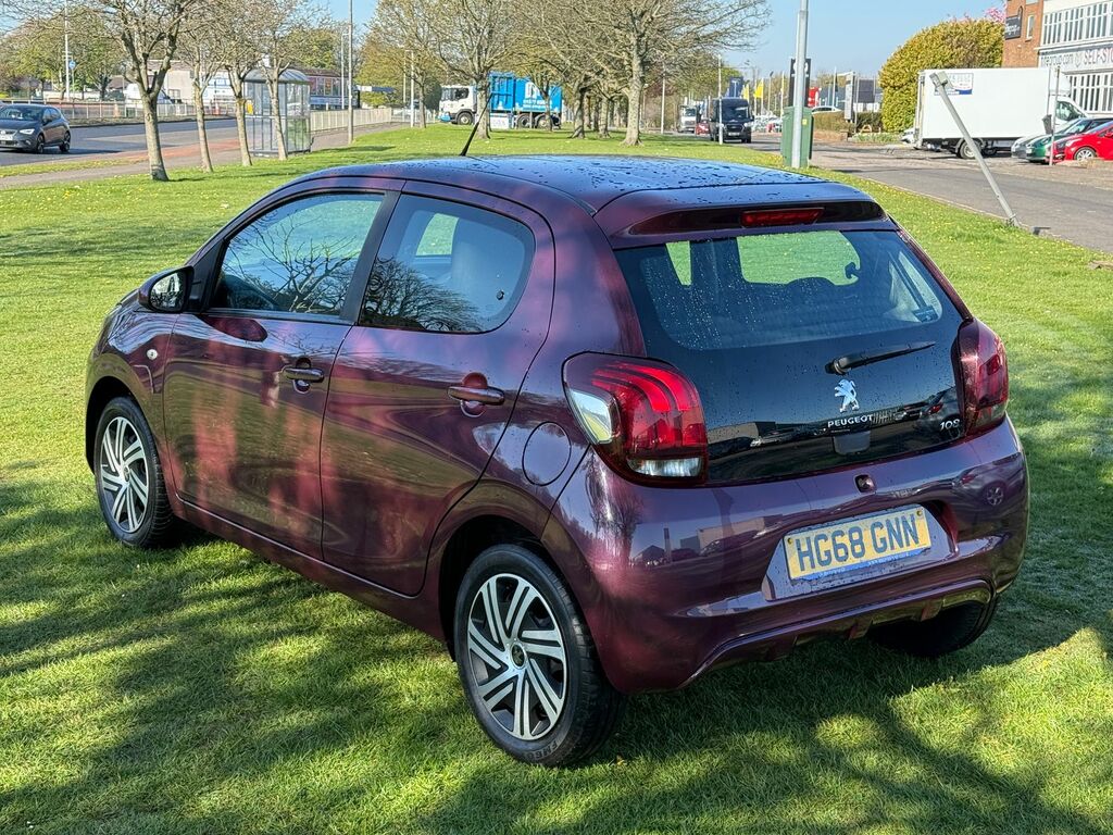 Peugeot 108 1.0 Active Hatchback Euro 6 72 HG68GNN Purple #4