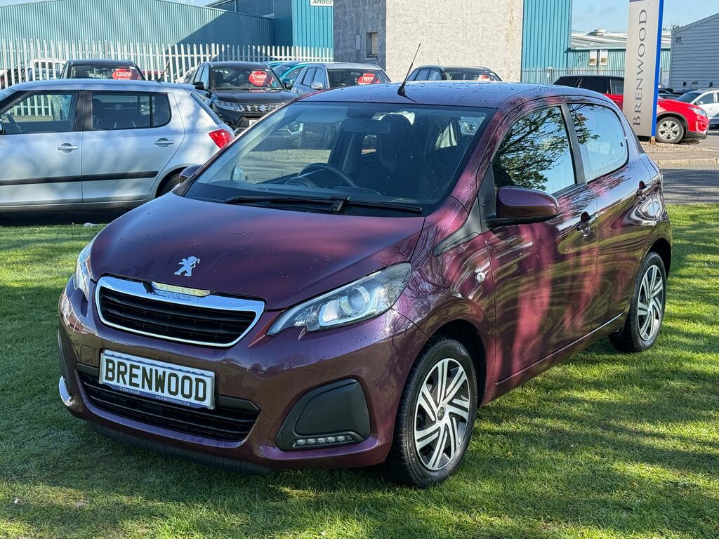 Peugeot 108 1.0 Active Hatchback Euro 6 72 HG68GNN Purple #3