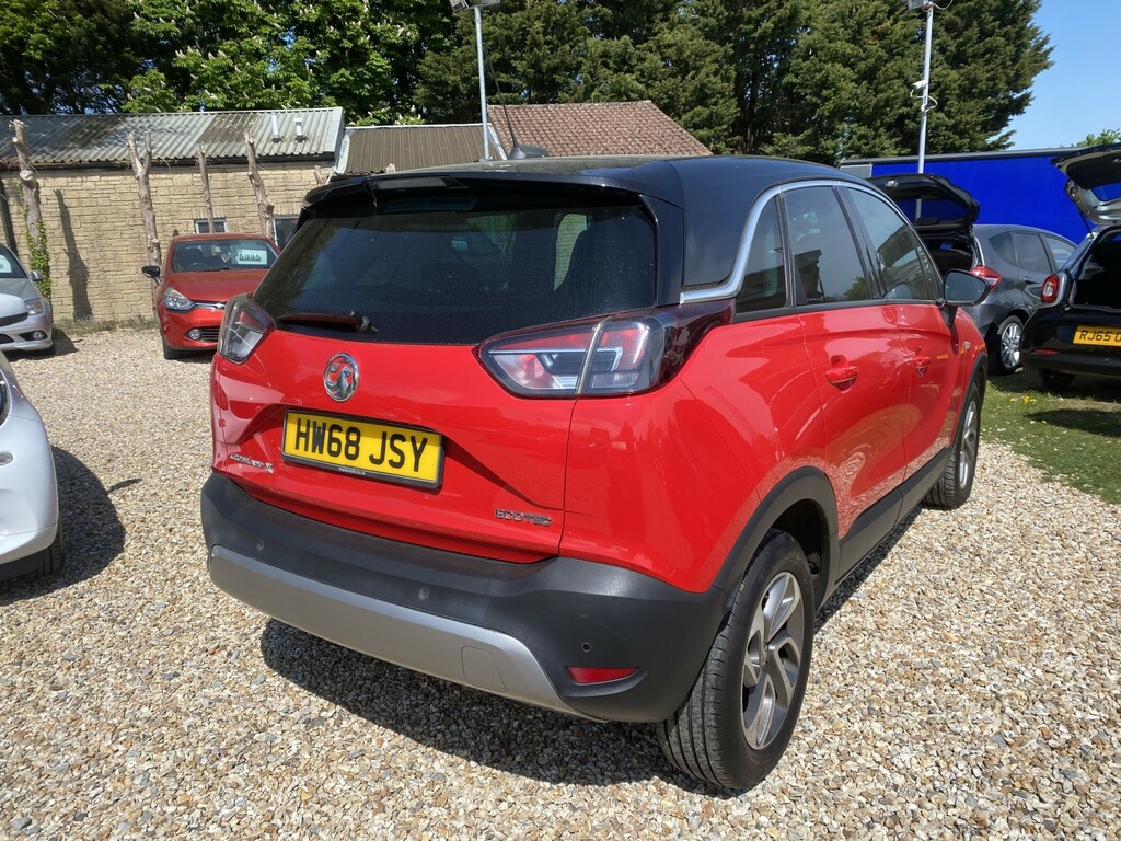 Vauxhall Crossland X Suv 1.2 Turbo Ecotec Gpf Tech Line Nav 2019 HW68JSY Red #3
