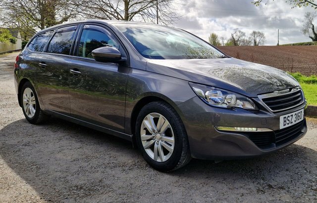 Peugeot 308 SW 1.6 Bluehdi Active Estate Euro 6 BSZ3160 Grey #3