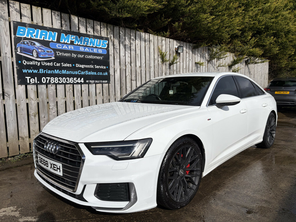 Audi A6 S Line 40 Tdi SE68XEH White #2
