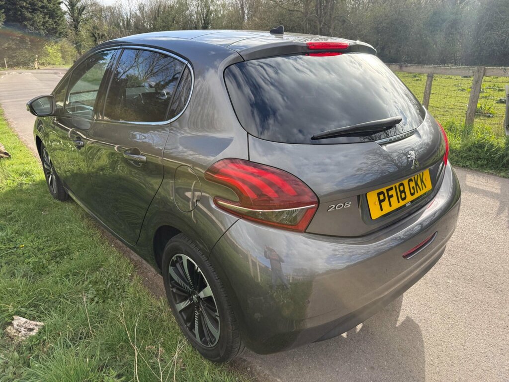 Peugeot 208 1.2 Puretech Allure Premium Euro 6 Ss PF18GKK Grey #4