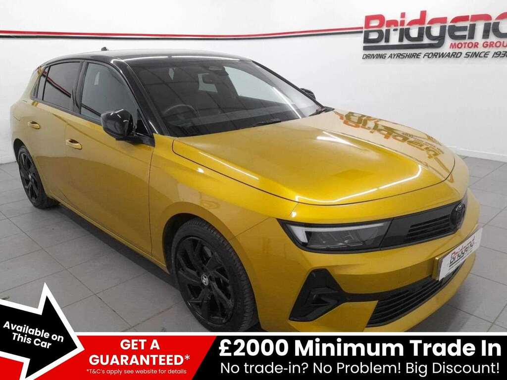Vauxhall Astra 1.6 12.4Kwh Gs Line Hatchback DF23ELX Yellow #2