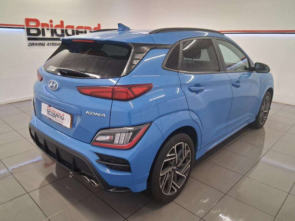 Hyundai Kona 1.0 T-gdi Mhev N Line Suv CV22PUX Blue #6