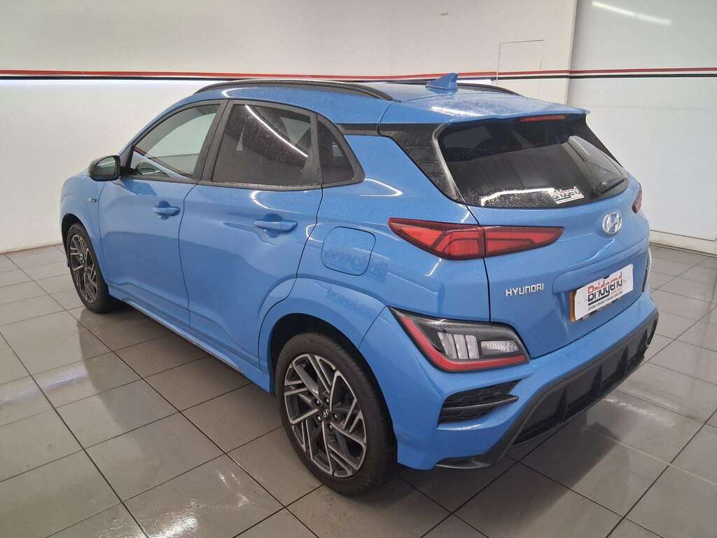 Hyundai Kona 1.0 T-gdi Mhev N Line Suv CV22PUX Blue #4