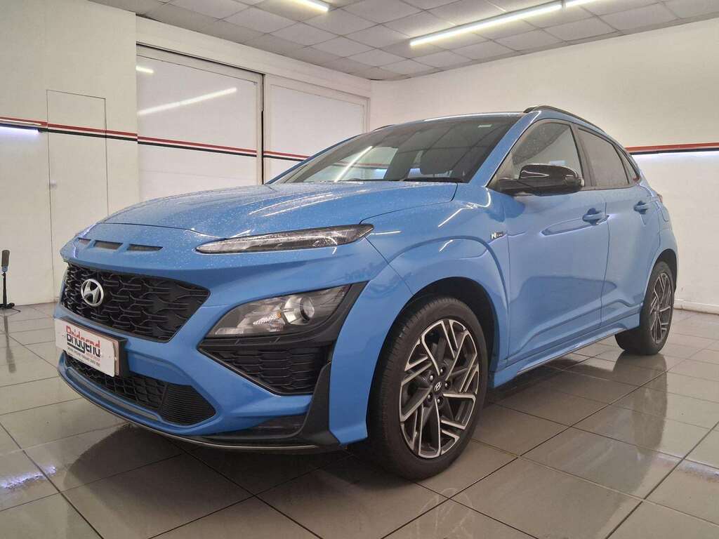 Hyundai Kona 1.0 T-gdi Mhev N Line Suv CV22PUX Blue #3