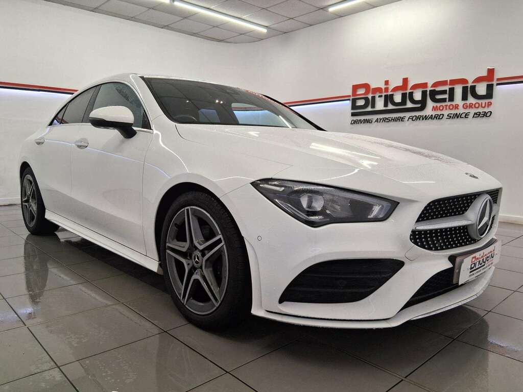 Mercedes-Benz CLA Class 1.3 Cla180 Amg Line Premium 2 Coupe OXZ1843 White #2