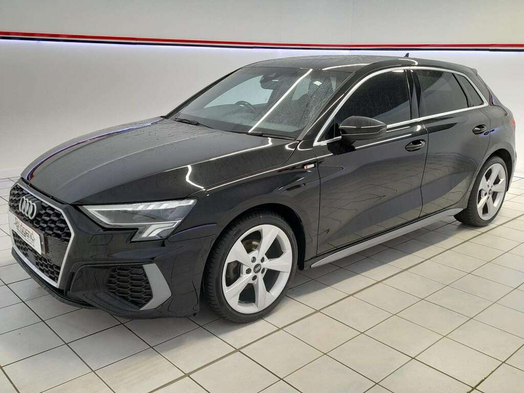 Audi A3 1.0 Tfsi 30 S Line Sportback YS72GYJ Black #3