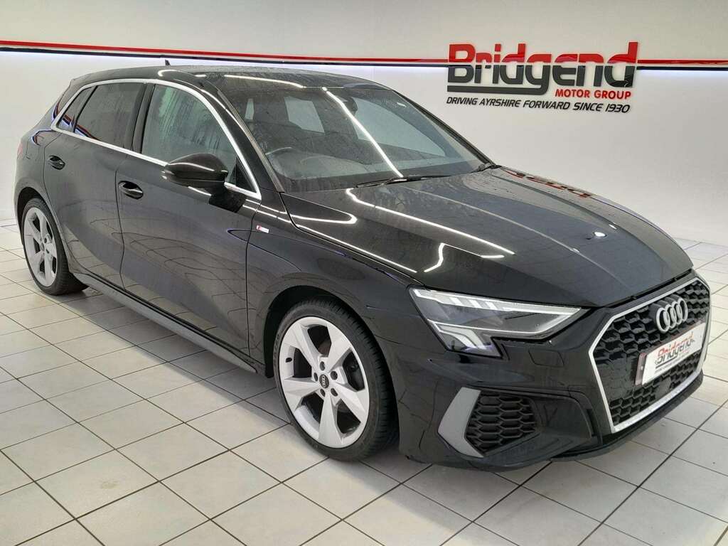 Audi A3 1.0 Tfsi 30 S Line Sportback YS72GYJ Black #2
