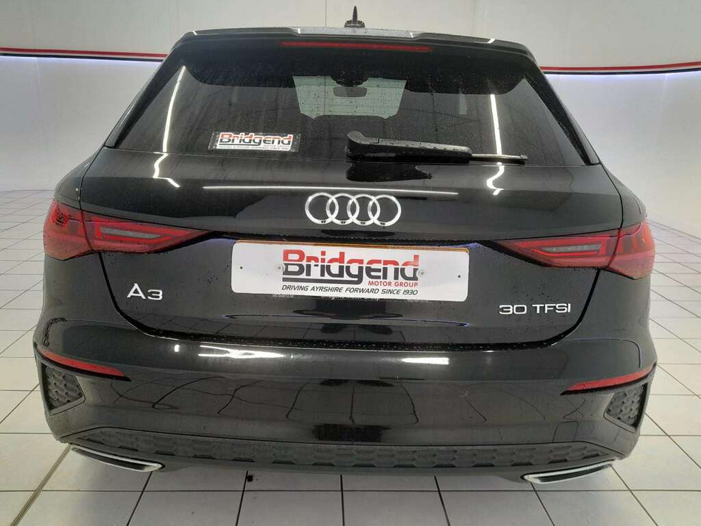 Audi A3 1.0 Tfsi 30 S Line Sportback YS72GYJ Black #6