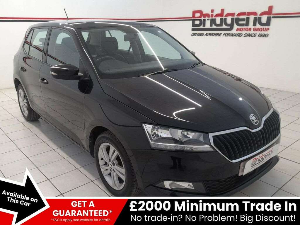 Skoda Fabia 1.0 Se Hatchback NH21BKL Black #2