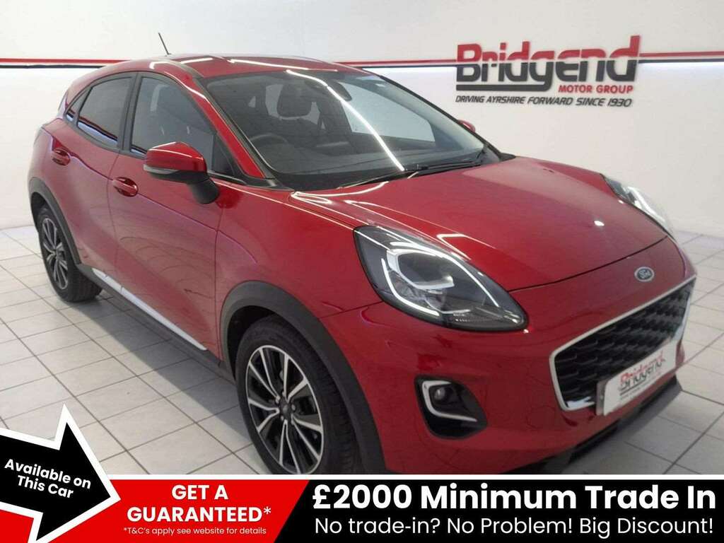 Ford Puma 1.0T Ecoboost Mhev Titanium Suv EN21OVK Red #2