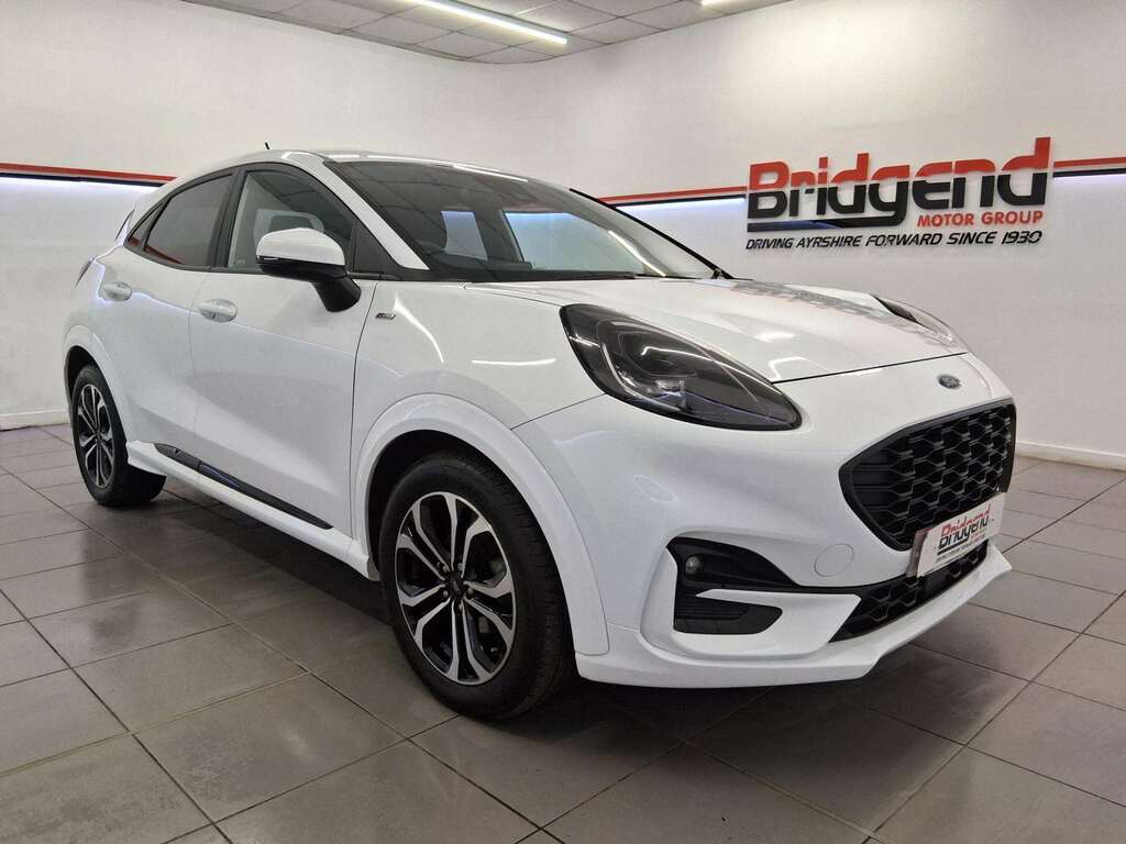 Ford Puma 1.0T Ecoboost Mhev St-line Suv BT73OAB White #2