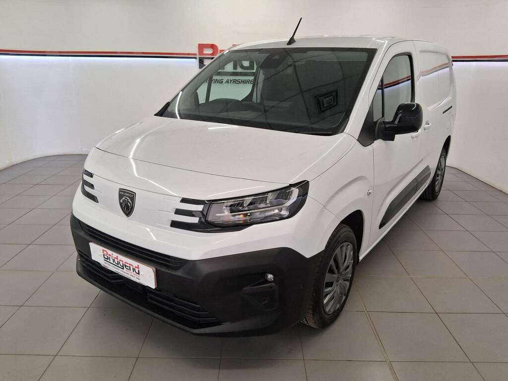 Peugeot Partner 1.5 Bluehdi 950 Asphalt Long Panel Van 6Dr KO24VHX White #3