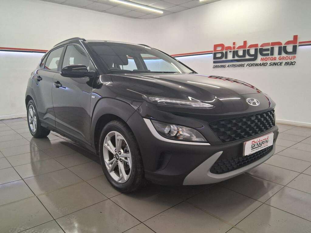 Hyundai Kona 1.0 T-gdi Mhev Se Connect Suv DL72GXB Black #2