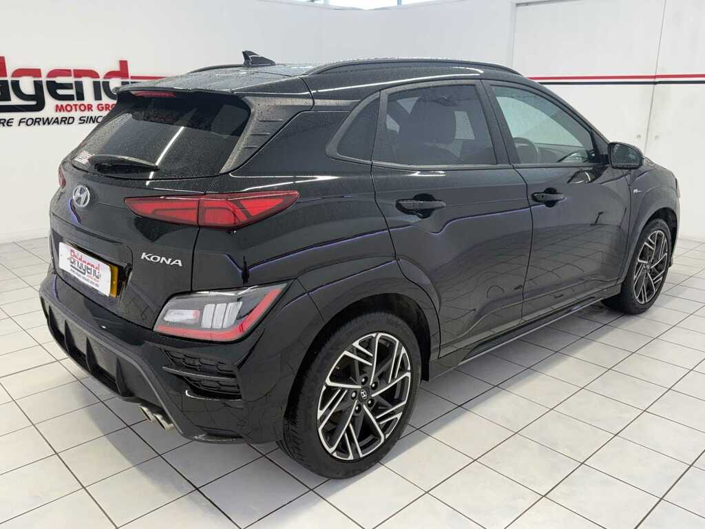 Hyundai Kona 1.0 T-gdi Mhev N Line Suv SM22WWC Black #6