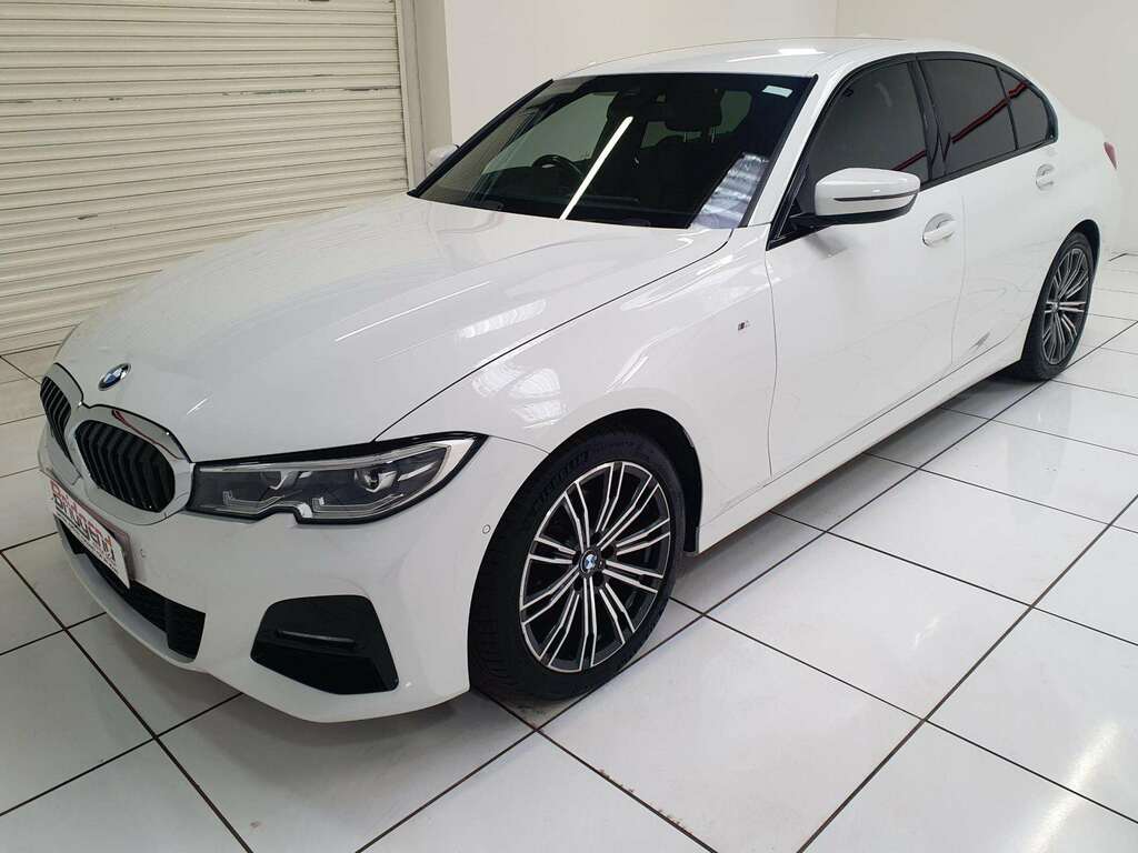BMW 3 Series 2.0 320D M Sport Saloon YE19AVT White #3