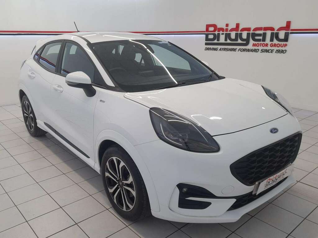 Ford Puma 1.0T Ecoboost Mhev St-line Suv DB22DOL White #2