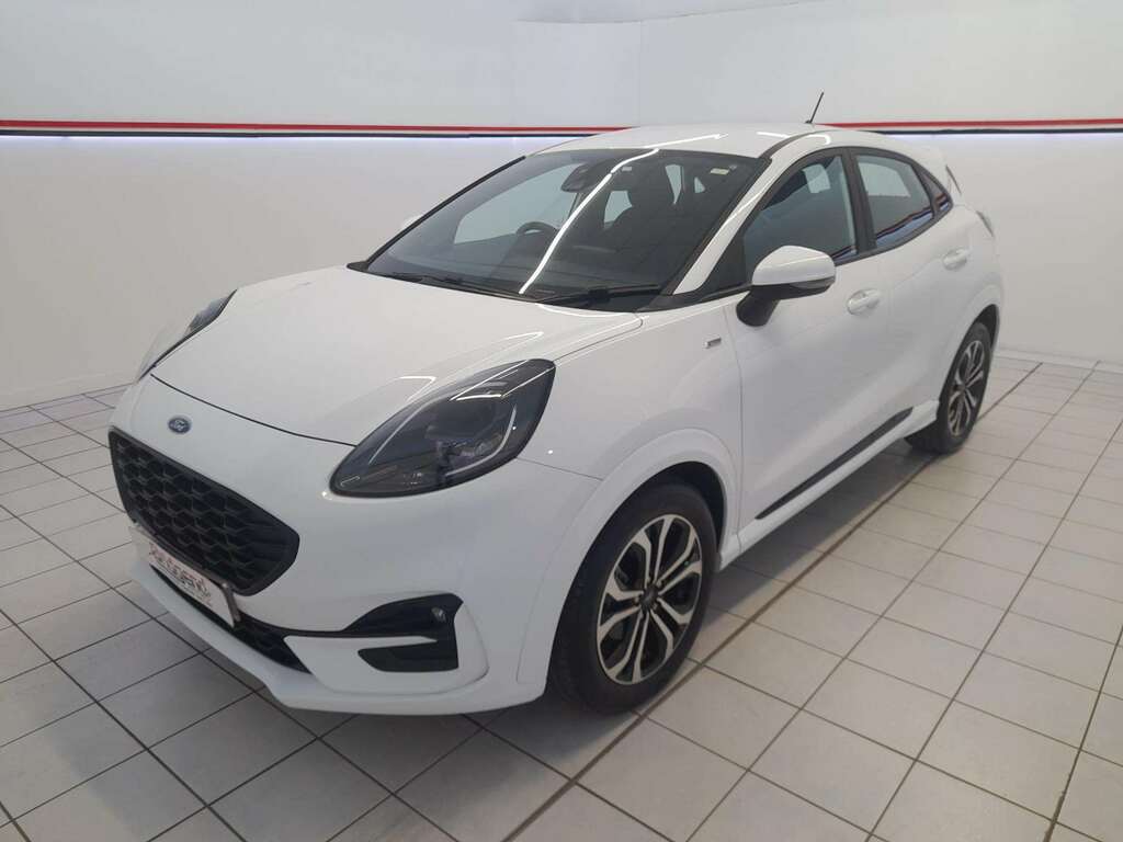 Ford Puma 1.0T Ecoboost Mhev St-line Suv DB22DOL White #3