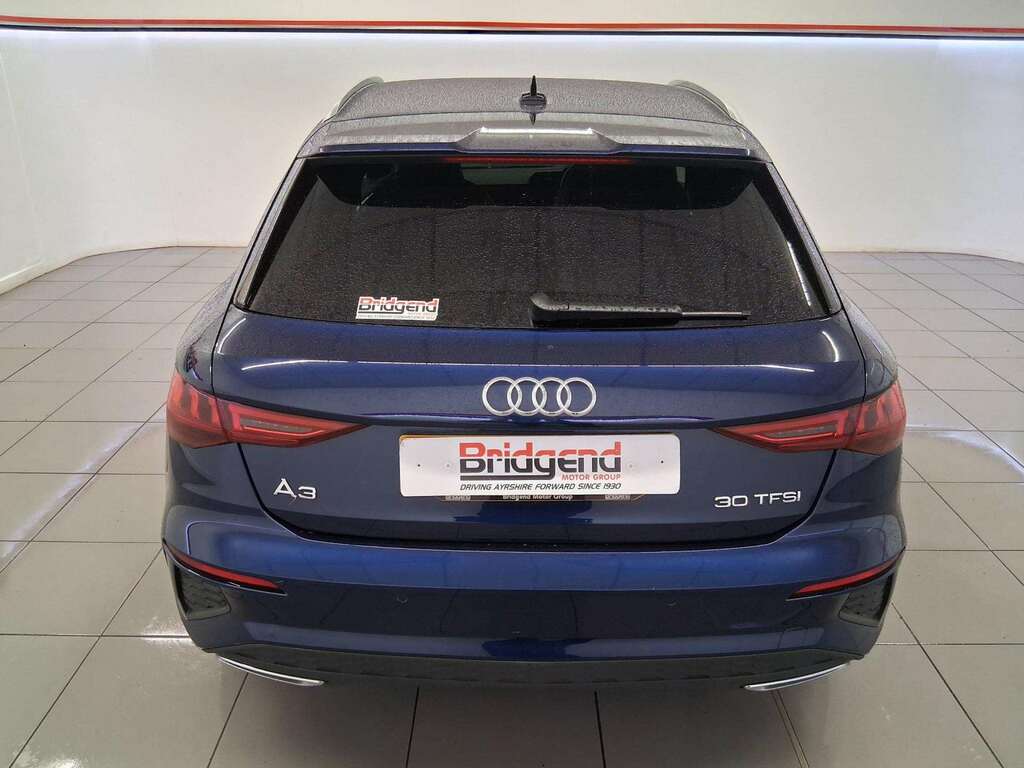 Audi A3 1.0 Tfsi 30 S Line Sportback GV72BWH Blue #5