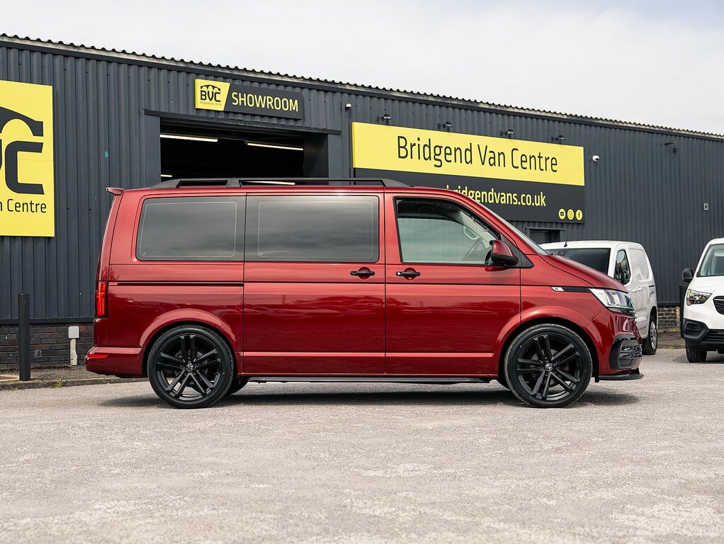 Volkswagen Transporter Shuttle S 2.0 Tdi 150 Bhp Swb 7 Speed Dsg 8 Seat Red #2
