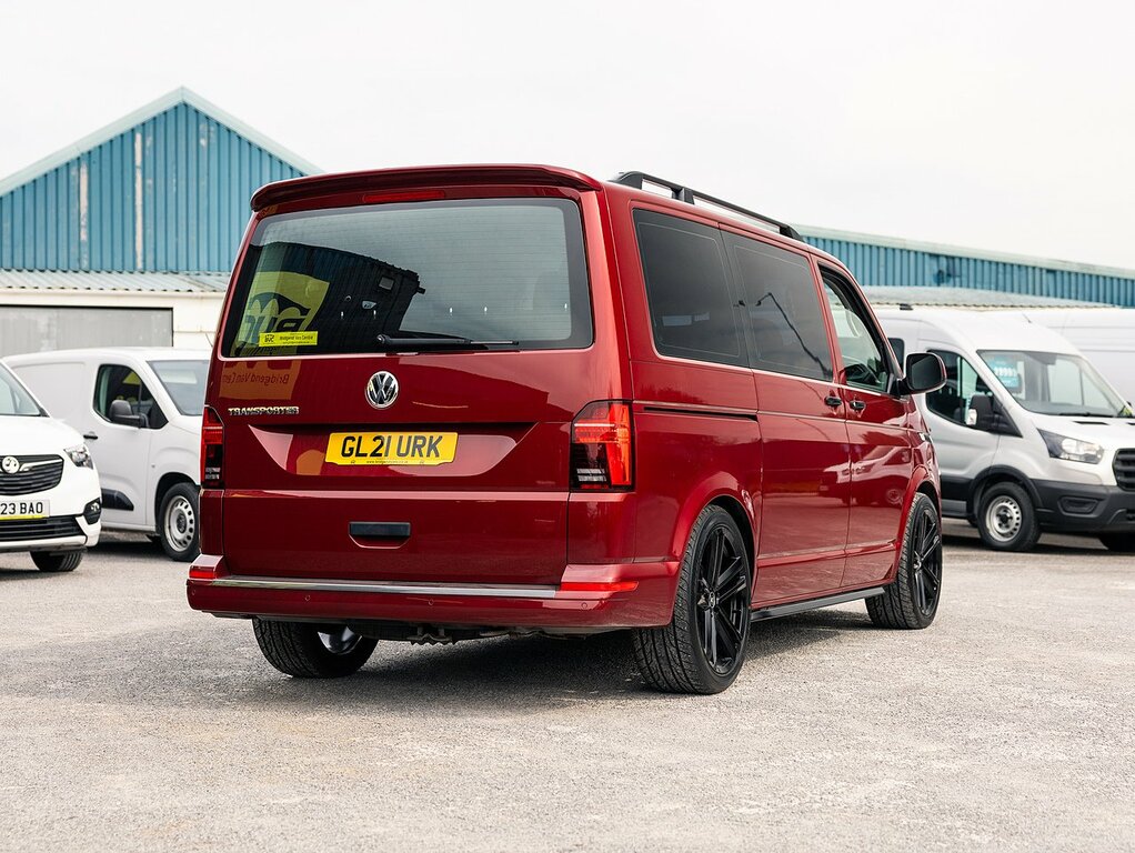 Volkswagen Transporter Shuttle S 2.0 Tdi 150 Bhp Swb 7 Speed Dsg 8 Seat Red #3