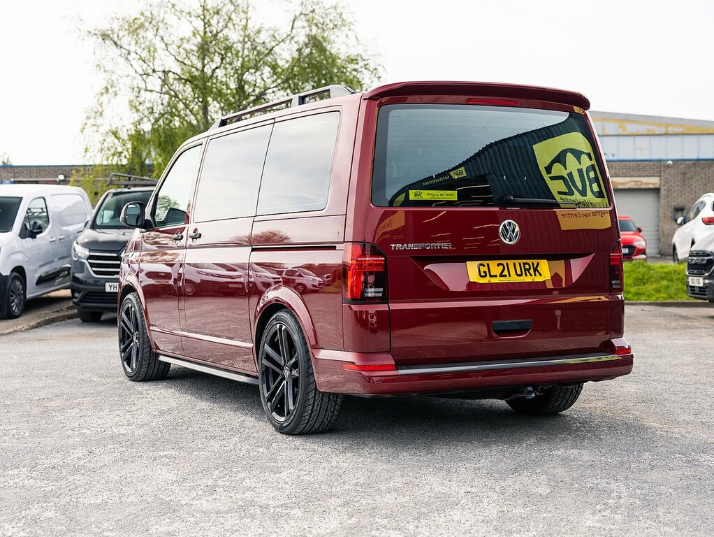 Volkswagen Transporter Shuttle S 2.0 Tdi 150 Bhp Swb 7 Speed Dsg 8 Seat Red #5