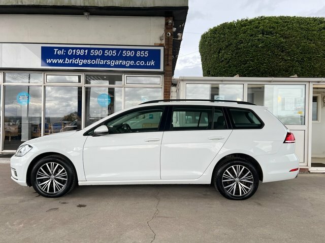 Volkswagen Golf Tdi Se Estate BT68UJL White #2