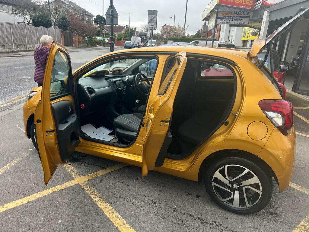 Peugeot 108 Hatchback 1.2 Puretech Allure Euro 6 201717 NA17HNL Yellow #3