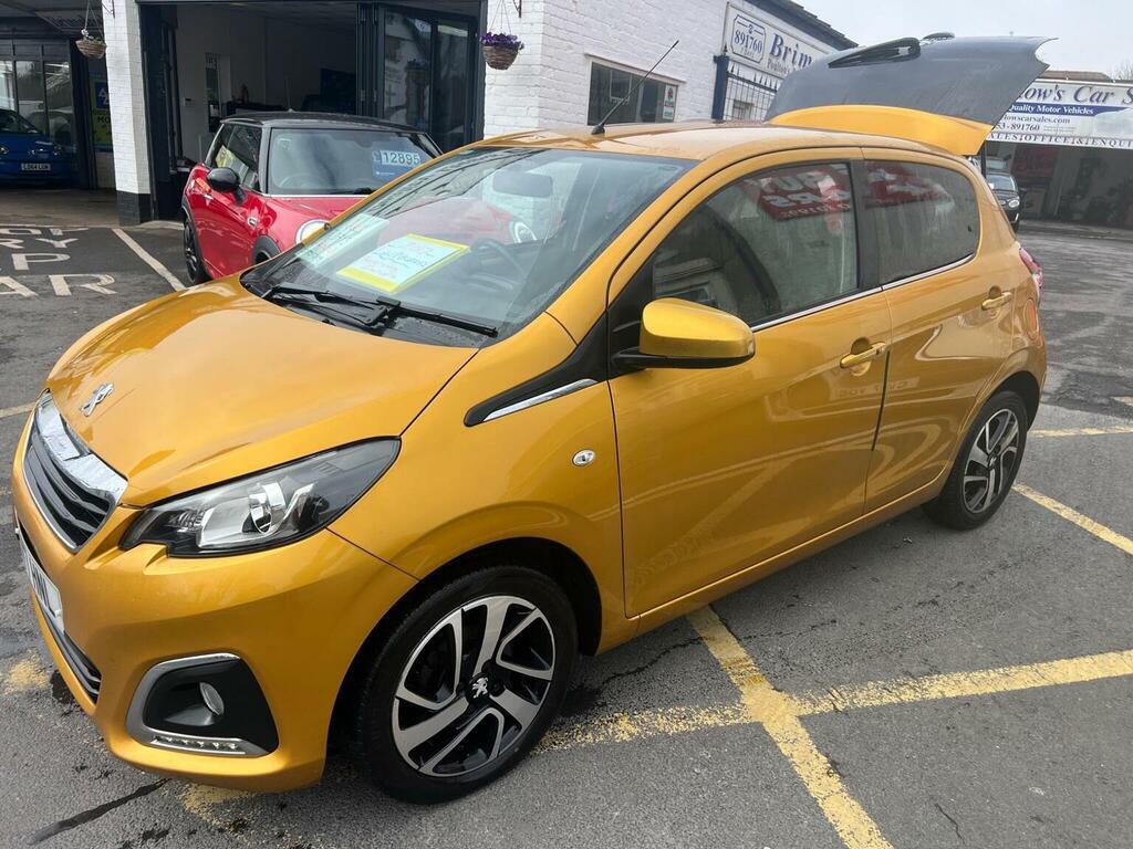 Peugeot 108 Hatchback 1.2 Puretech Allure Euro 6 201717 NA17HNL Yellow #5