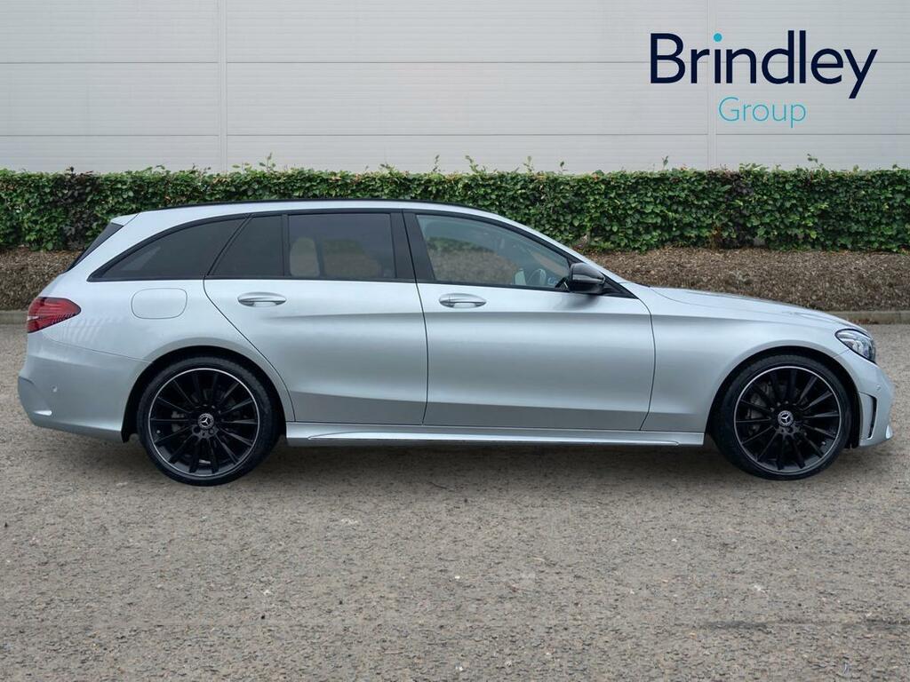 Mercedes-Benz C Class 1.5 C200 Mhev Amg Line Night Edition Premium Est Silver #6