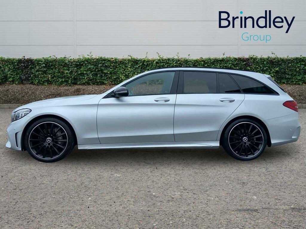 Mercedes-Benz C Class 1.5 C200 Mhev Amg Line Night Edition Premium Est Silver #5