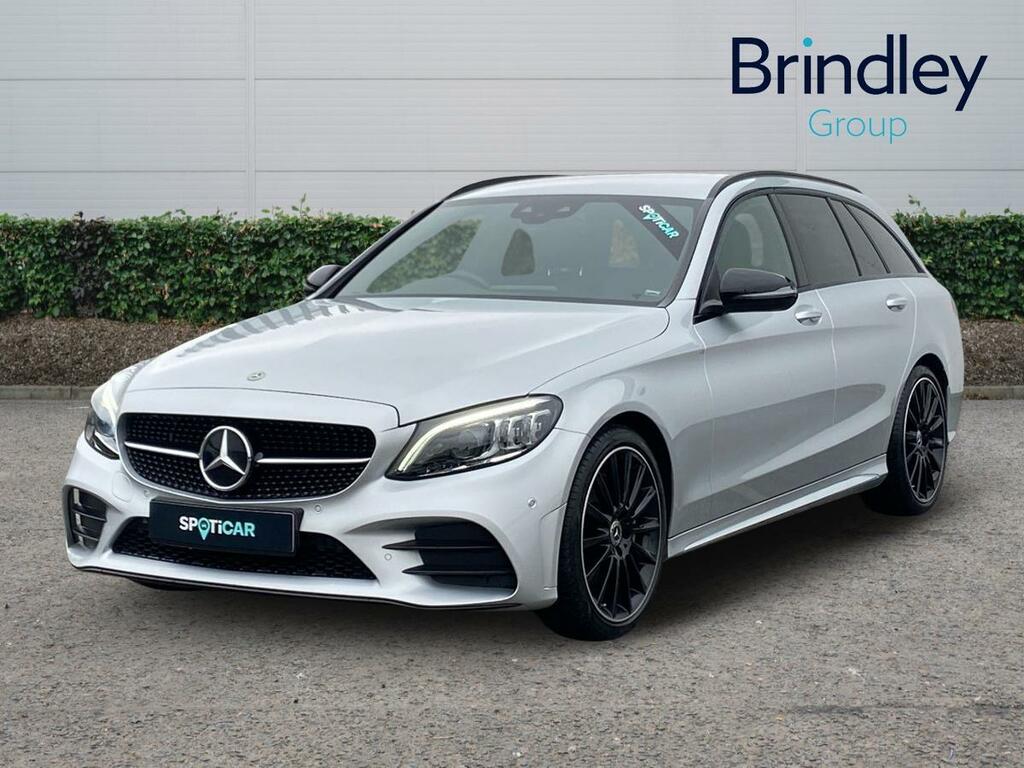 Mercedes-Benz C Class 1.5 C200 Mhev Amg Line Night Edition Premium Est Silver #2