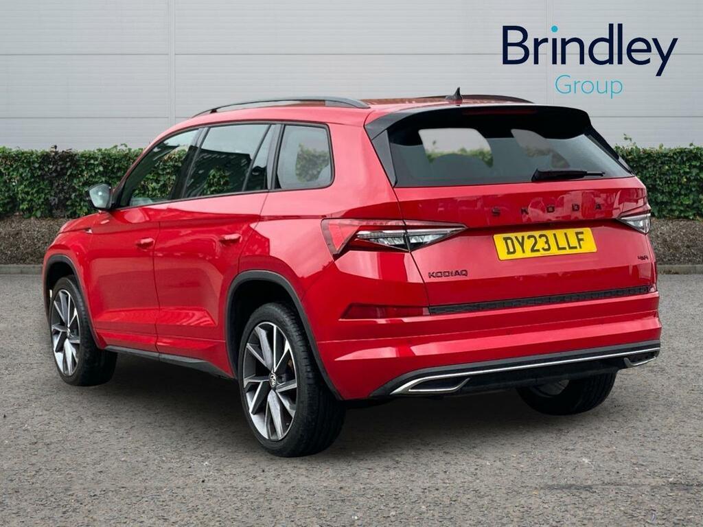 Skoda Kodiaq 2.0 Tdi Sportline Suv Dsg 4Wd Euro 6 S DY23LLF Red #3