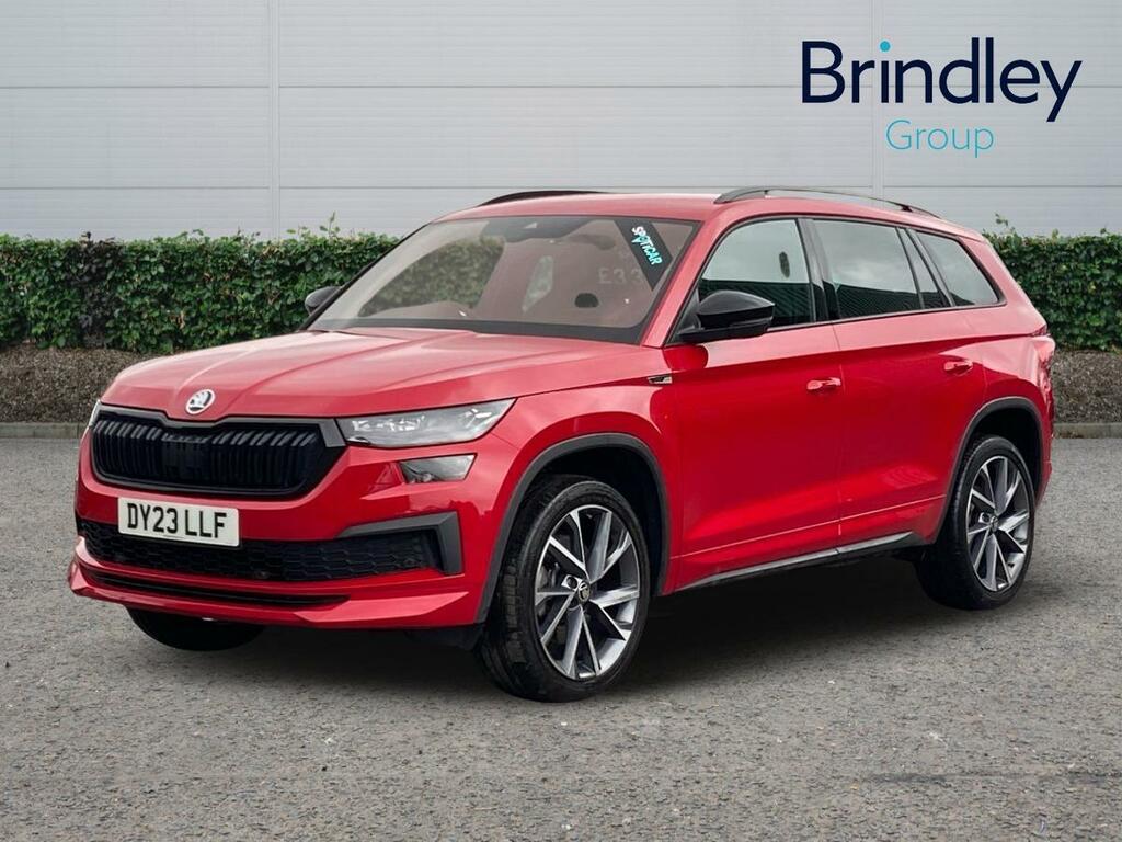 Skoda Kodiaq 2.0 Tdi Sportline Suv Dsg 4Wd Euro 6 S DY23LLF Red #2