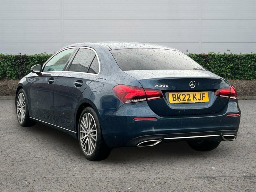 Mercedes-Benz A Class 1.3 A200 Sport Edition Executive Saloon Petr BK22KJF Blue #3