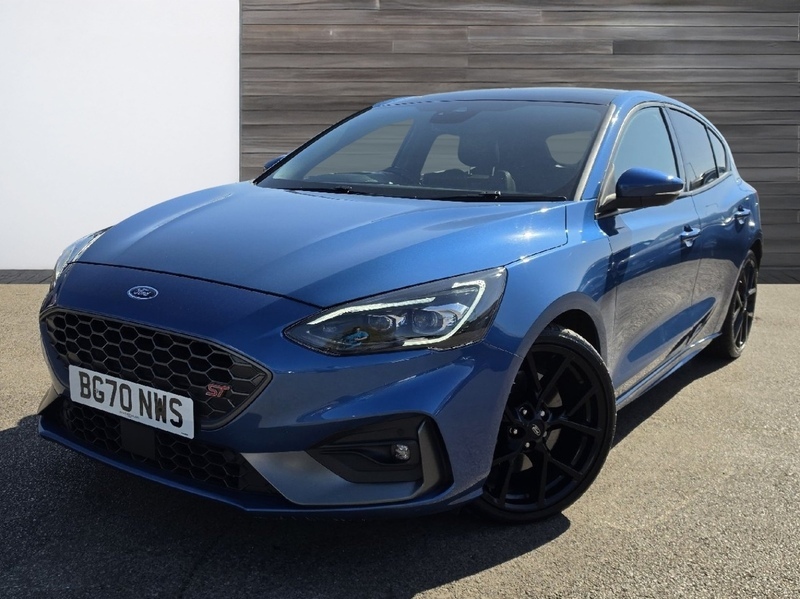 Ford Focus 2.3T Ecoboost St Hatchback Euro 6 BG70NWS Blue #3