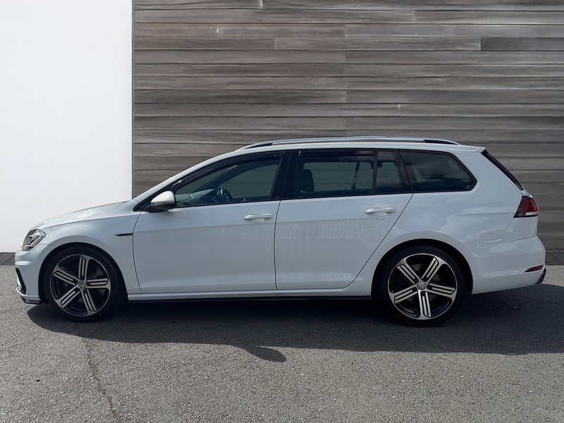 Volkswagen Golf 2.0 Tsi Bluemotion Tech R Estate Dsg 4M DF17KHL White #4