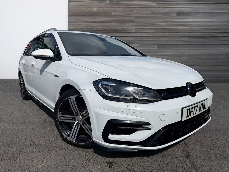 Volkswagen Golf 2.0 Tsi Bluemotion Tech R Estate Dsg 4M White