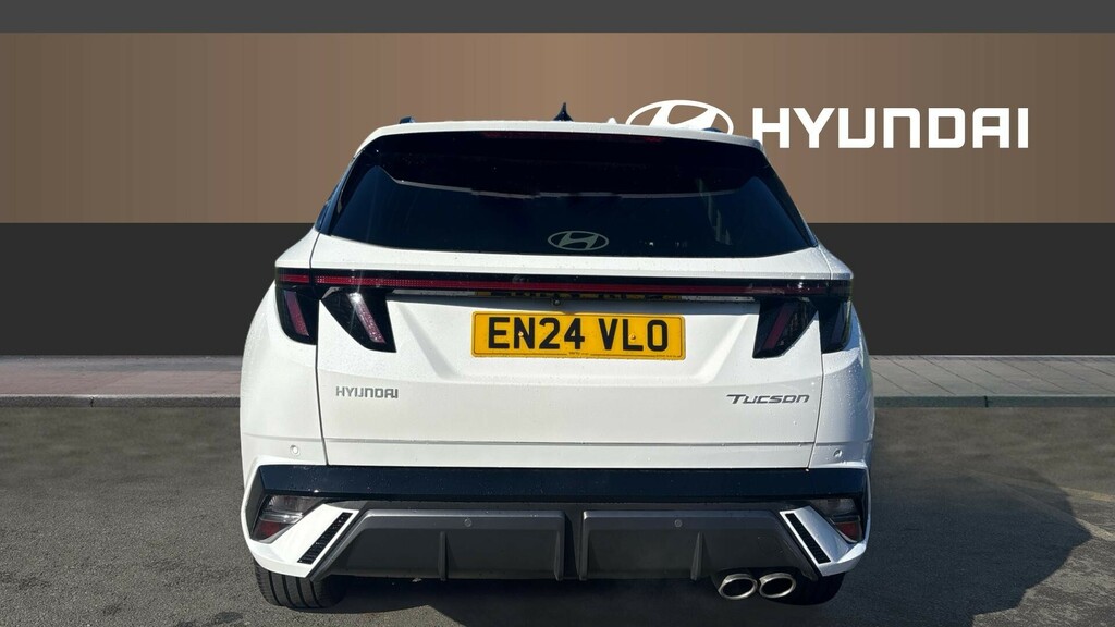 Hyundai Tucson N Line White #4