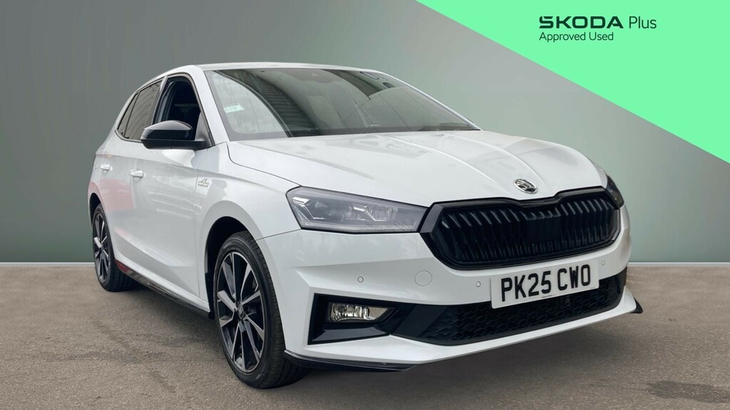 Skoda Fabia Monte Carlo Edition White